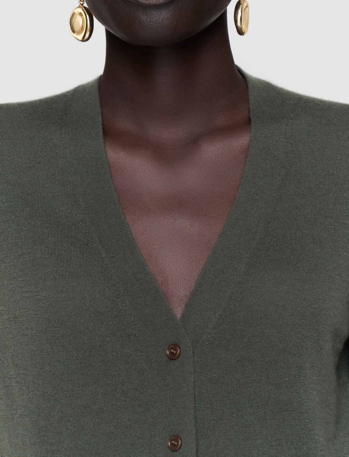 Palm Leaf Cardigan Maille - Palm Leaf
