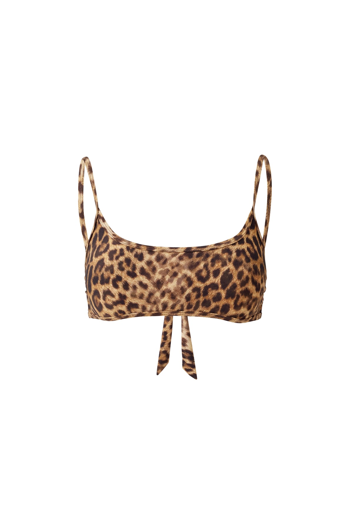 Haut de bikini brassière Cassis imprimé - Cheetah