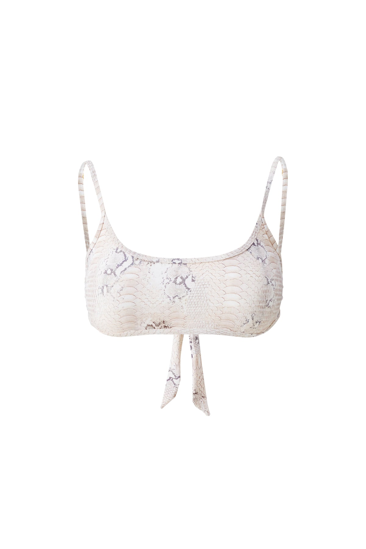 Haut de bikini brassière Cassis imprimé - Lizard