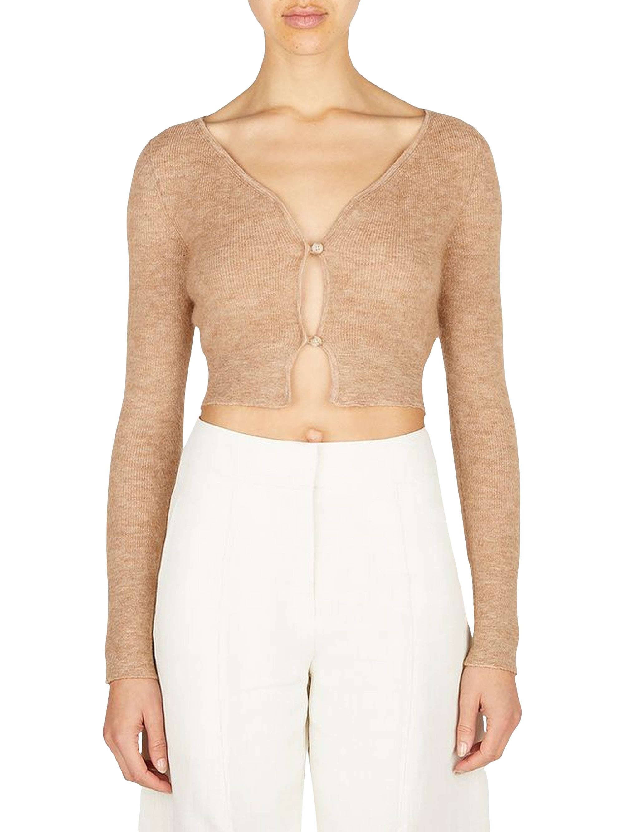 LIGHT BROWN LE CARDIGAN ALZOU