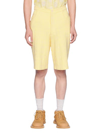 YELLOW CHECKS LE SHORT CITRON