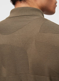 MILITARY GREEN BOTANICAL POLO