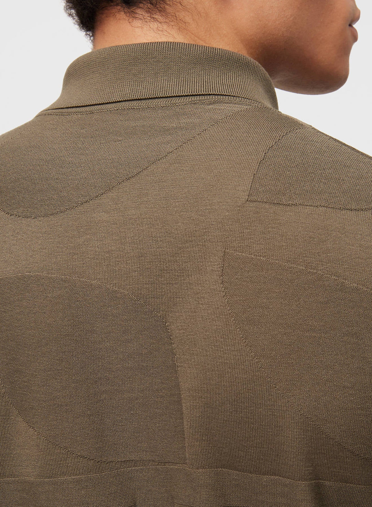 MILITARY GREEN BOTANICAL POLO