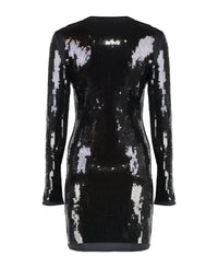 Sequin short dress - Black