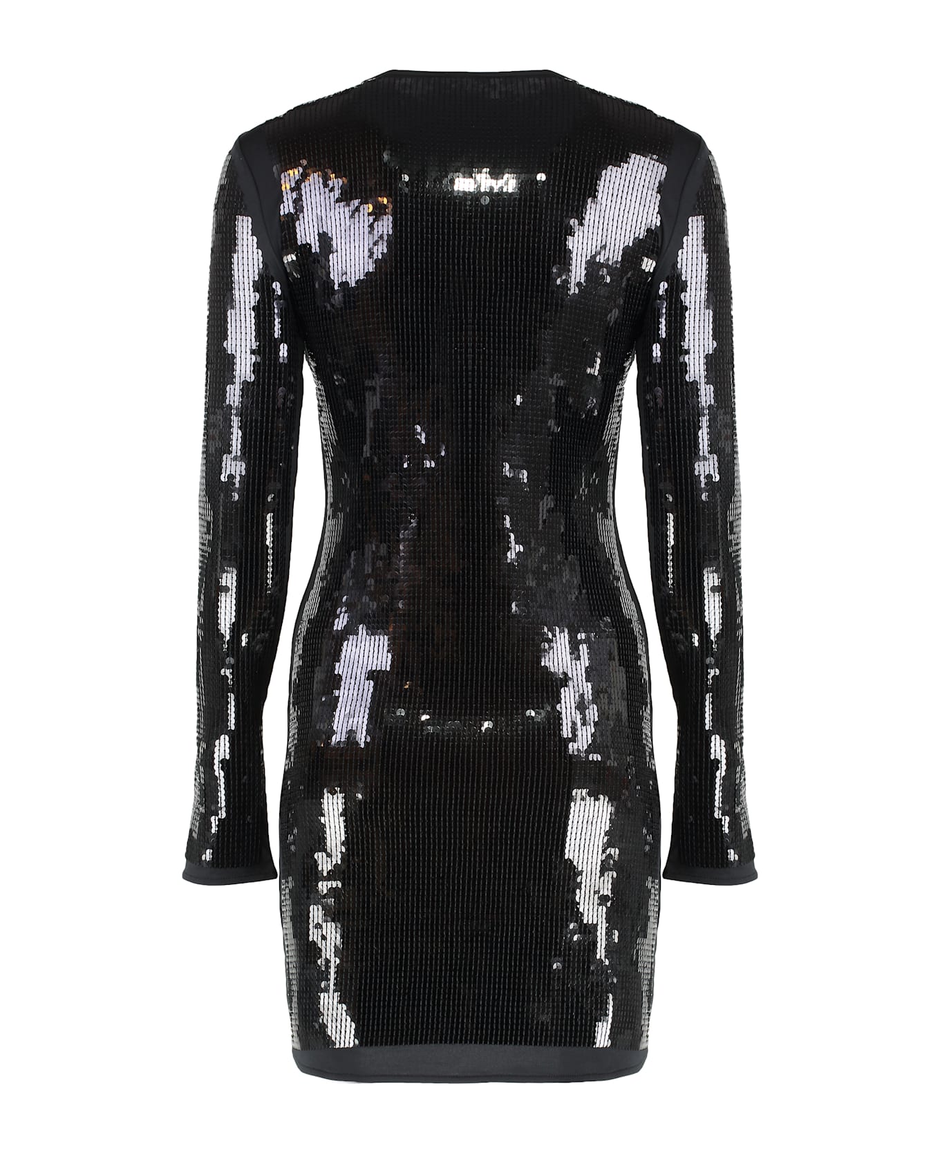 Sequin short dress - Black