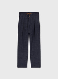 NAVY DRAWSTRING PANTS