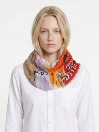 BASEPLUS_Multicolor Orange SCARF - Multicolor Orange