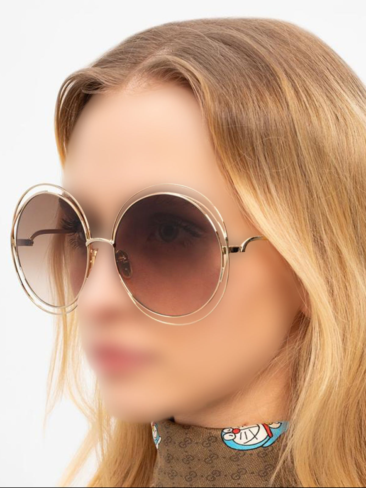 Gold & Nude SUNGLASSES - Gold & Nude