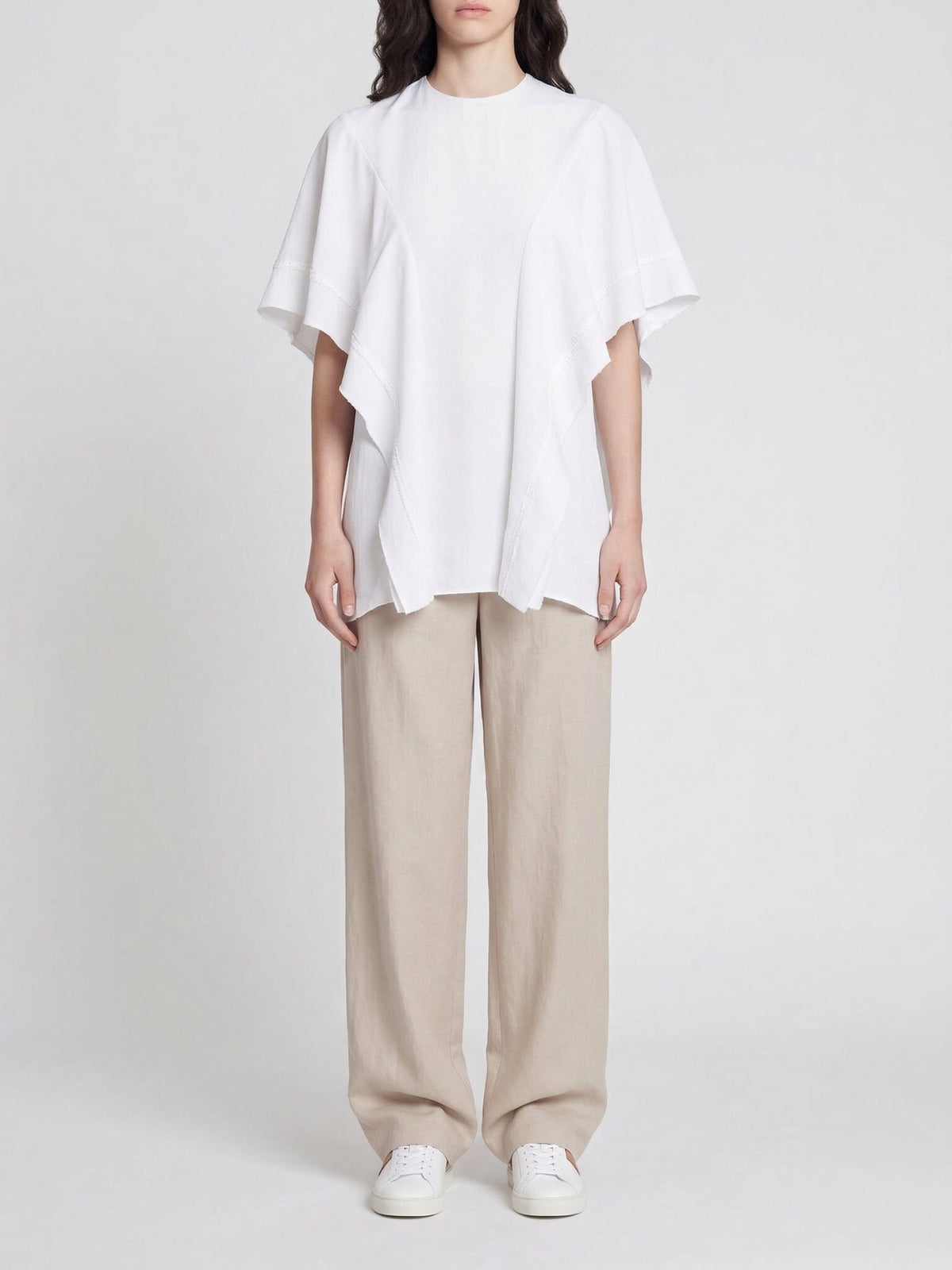 BASEPLUS_Dusty White TOP - Dusty White