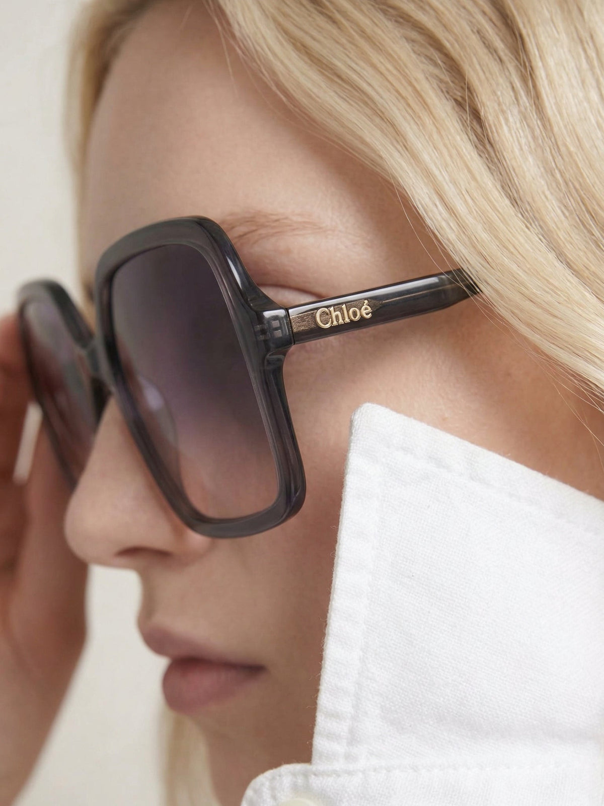 BASEPLUS_Grey SUNGLASSES - Grey