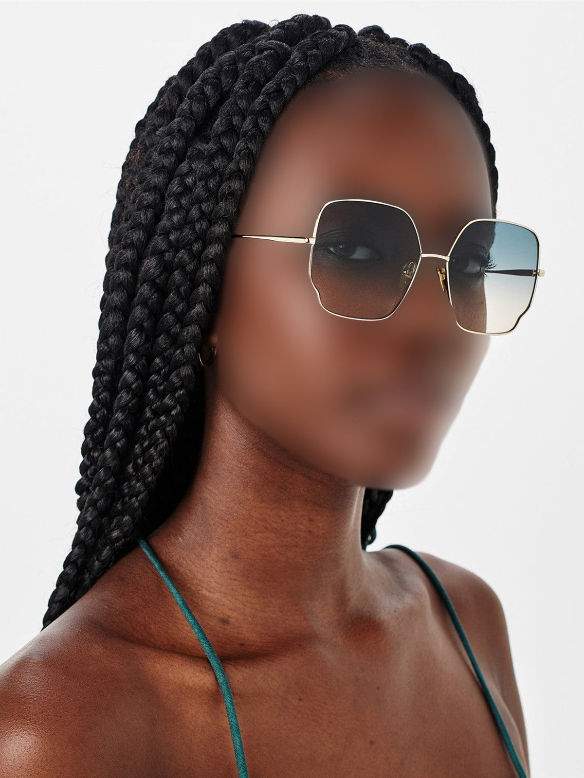 BASEPLUS_Blue & Turtledove SUNGLASSES - Blue & Turtledove