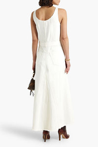 White & Beige DRESS - White & Beige