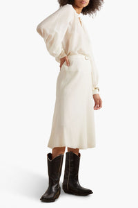BASEPLUS_Eden White SKIRT - Eden White