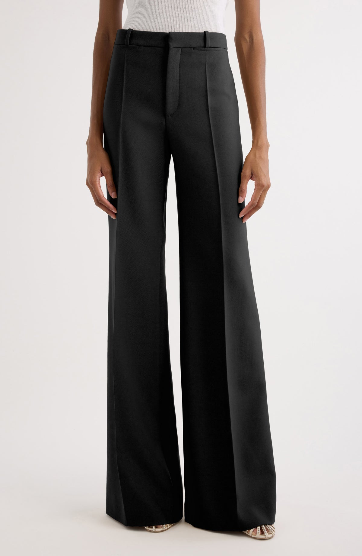 BASEPLUS_Black TROUSERS - Black