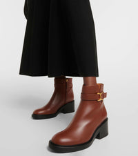 BASEPLUS_Tan ANKLE BOOTS - Tan