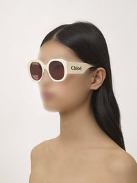 BASEPLUS_Ivory SUNGLASSES - Ivory