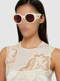BASEPLUS_Ivory SUNGLASSES - Ivory