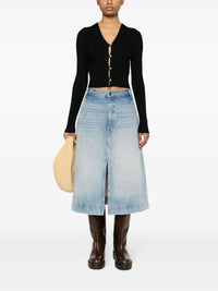 BASEPLUS_Black CARDIGAN - Black