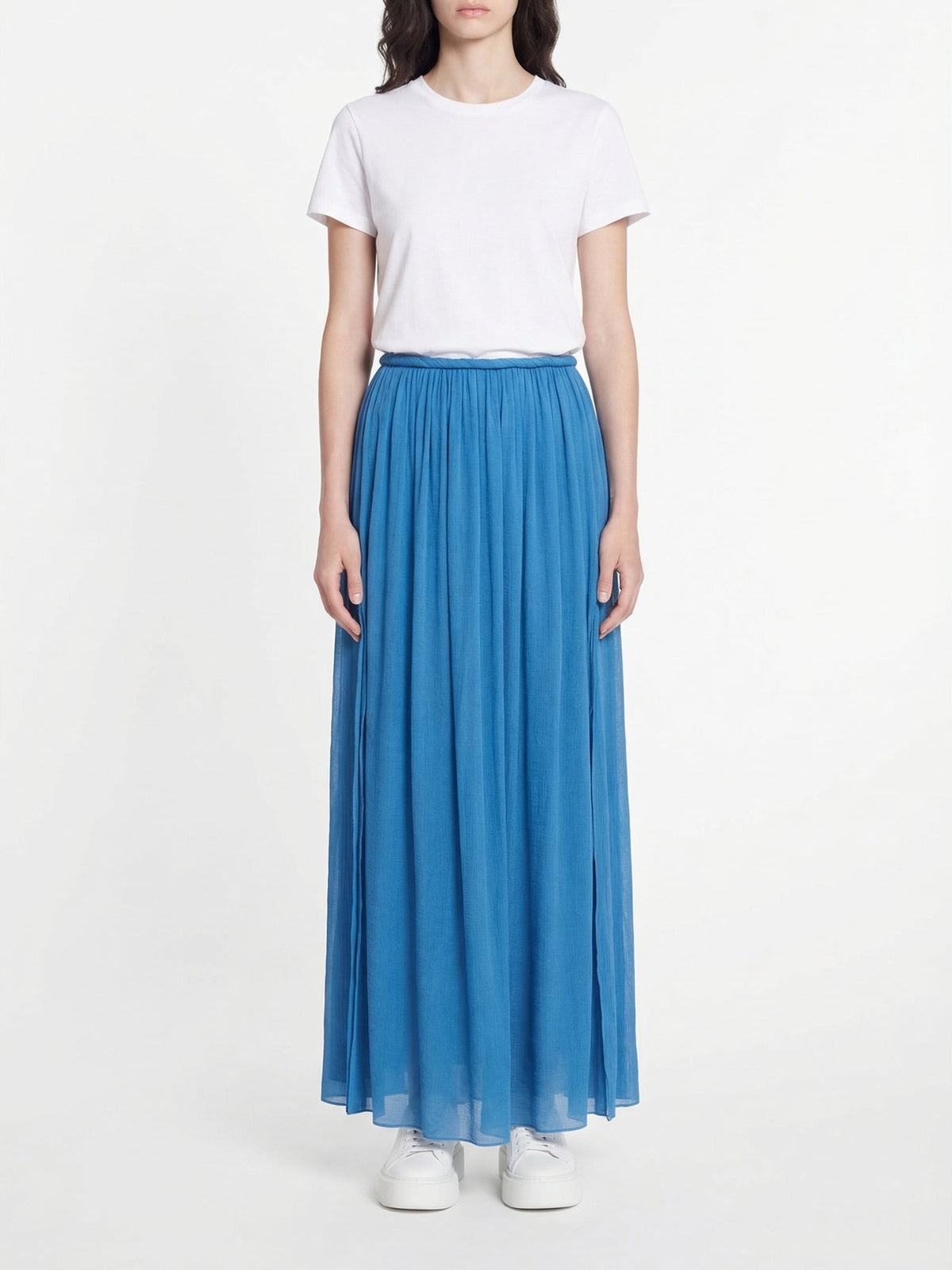 BASEPLUS_Parisian Blue SKIRT - Parisian Blue