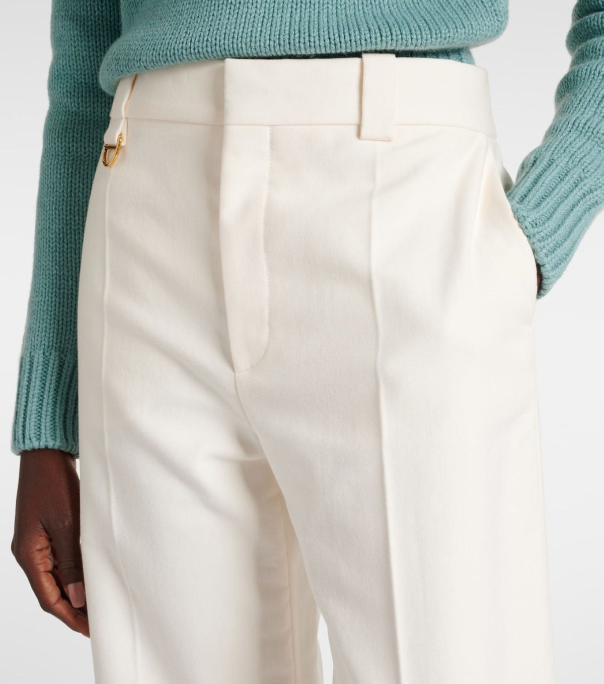 BASEPLUS_Coconut Milk BOYISH PANT - Coconut Milk