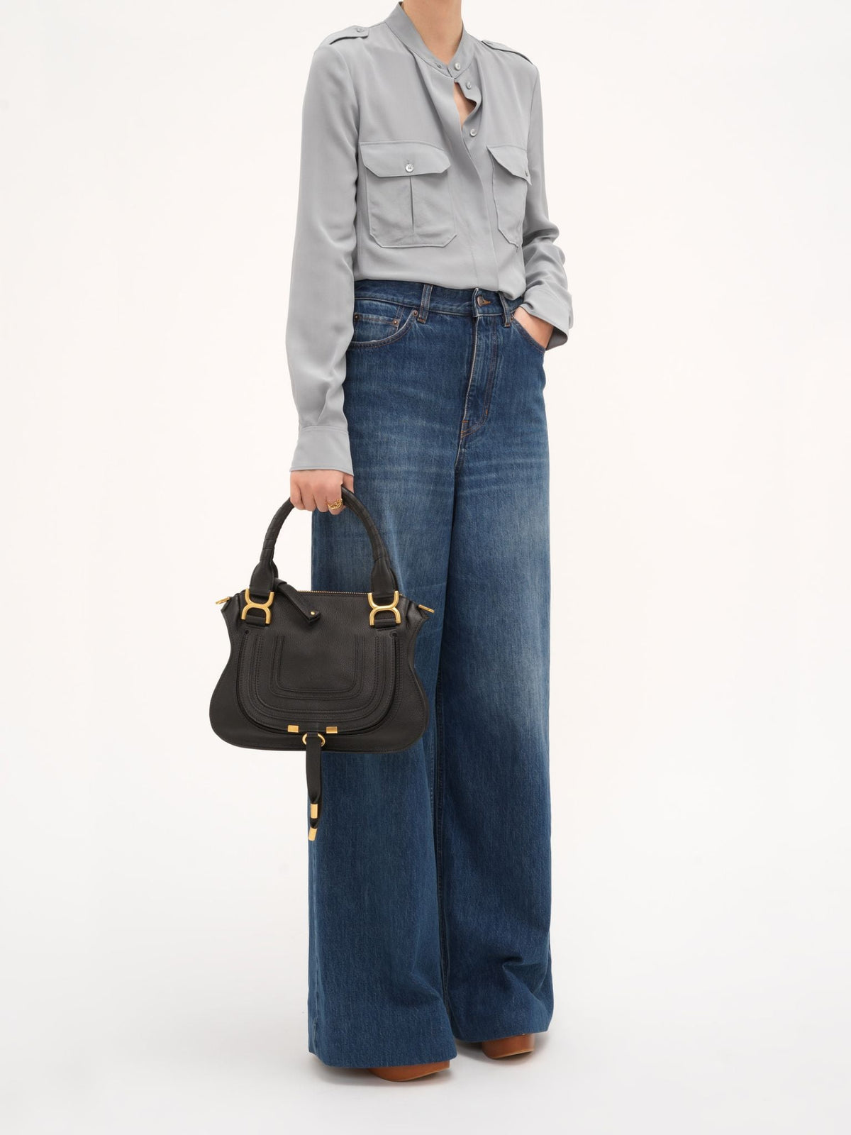 Black SMALL DOUBLE CARRY B - Black
