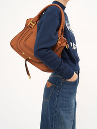BASEPLUS_Tan SMALL DOUBLE CARRY BAG - Tan