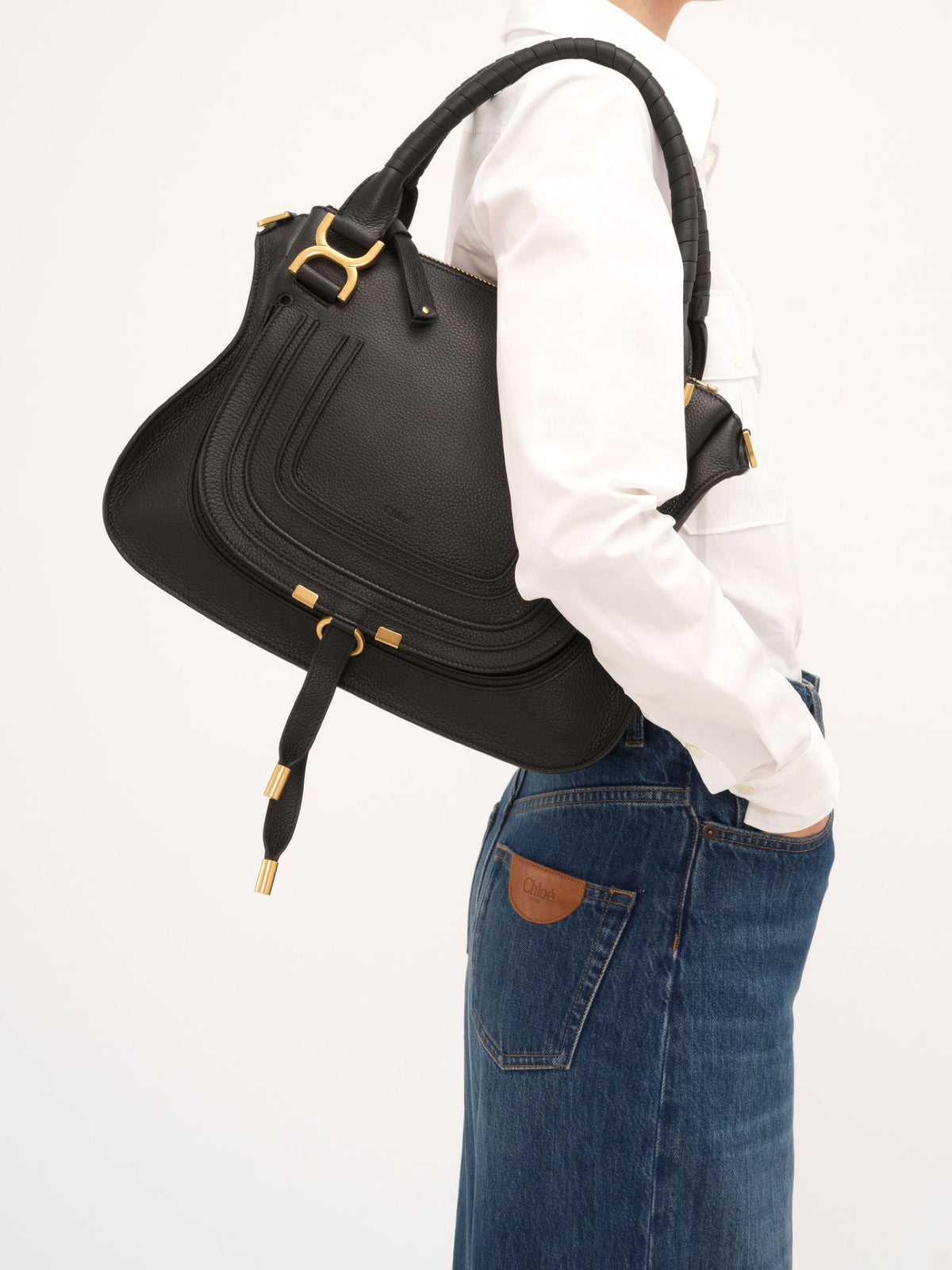 BASEPLUS_Black MEDIUM DOUBLE CARRY - Black