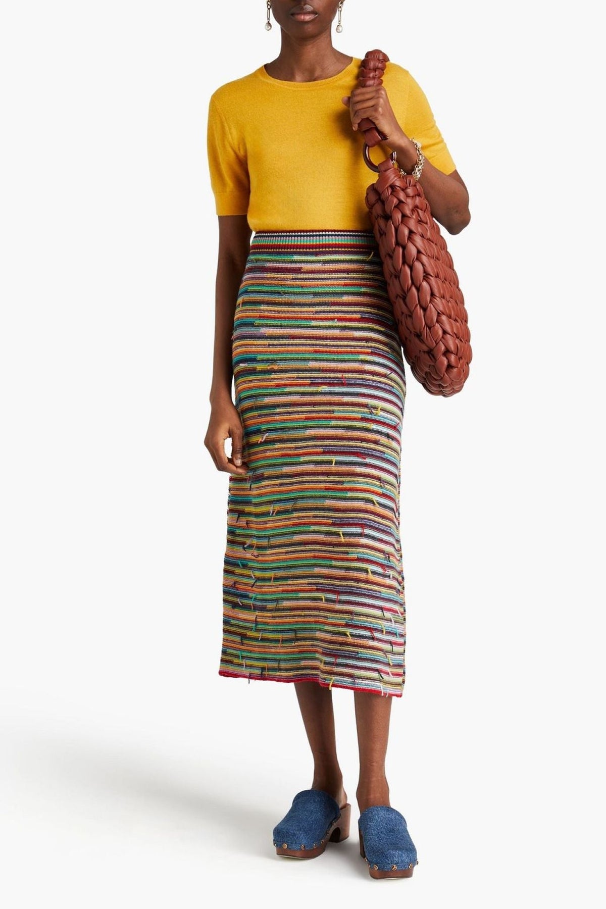 BASEPLUS_Multicolor SKIRT - Multicolor