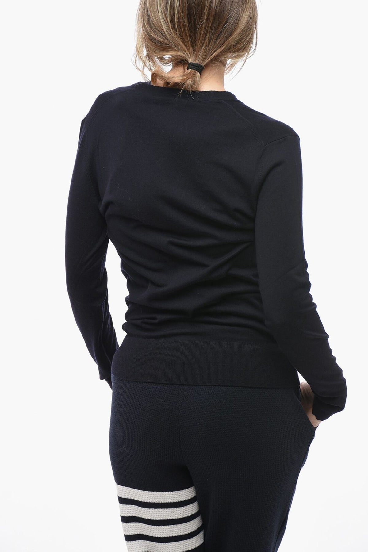 BASEPLUS_Iconic Navy CARDIGAN - Iconic Navy