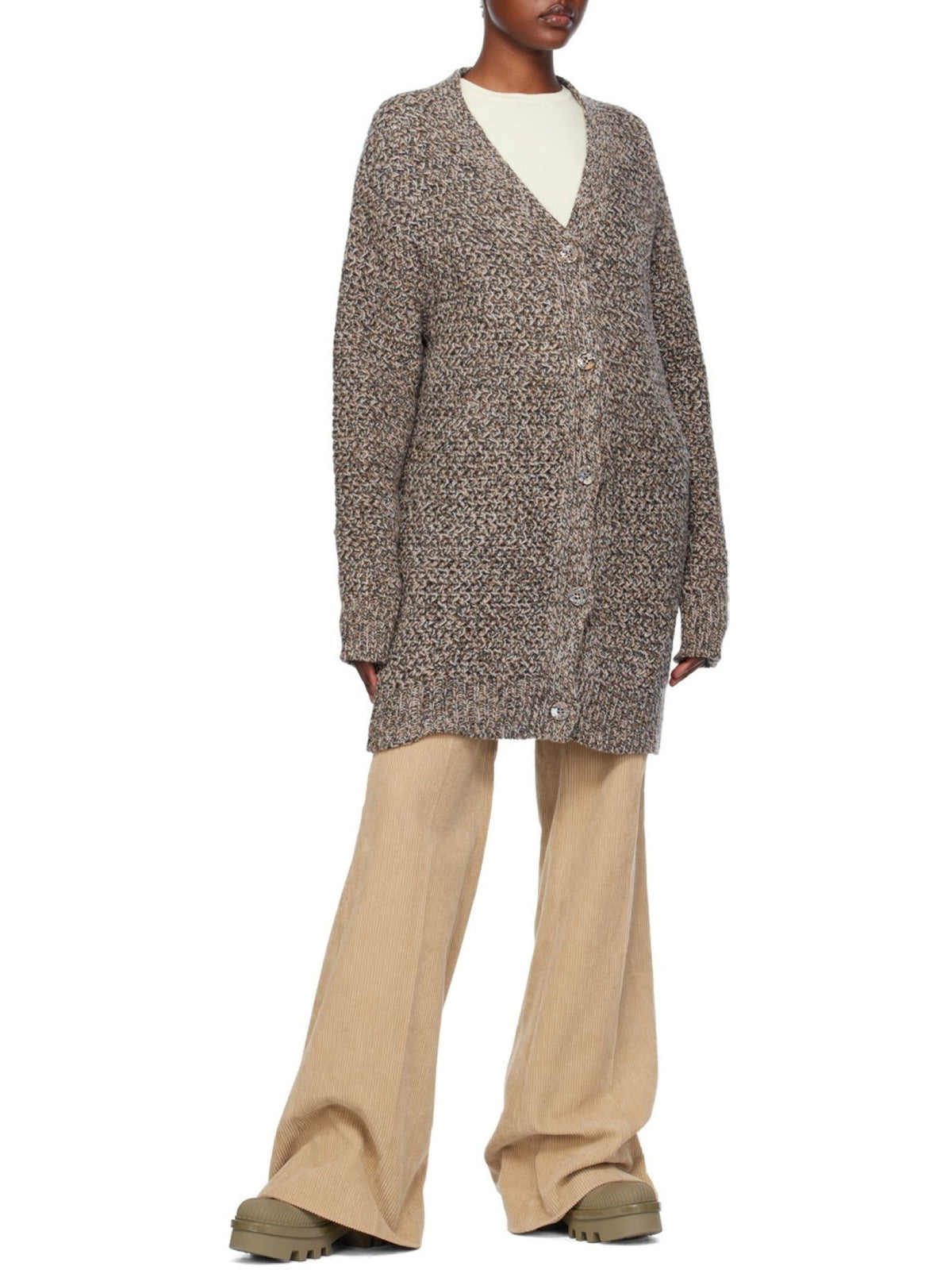 Multicolor Beige CARDIGAN - Multicolor Beige