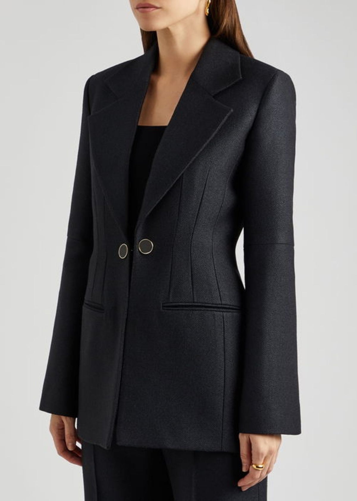 BASEPLUS_Black JACKET - Black