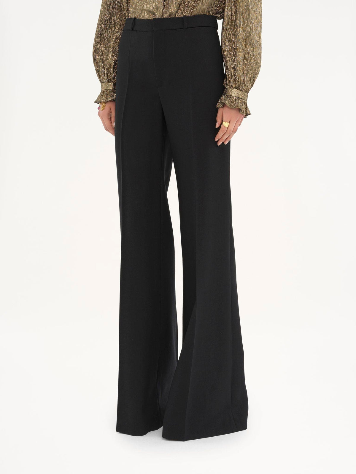 BASEPLUS_Black TROUSERS - Black