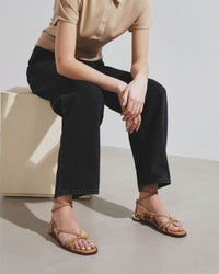 BASEPLUS_Brick Brown FLAT SANDALS - Brick Brown