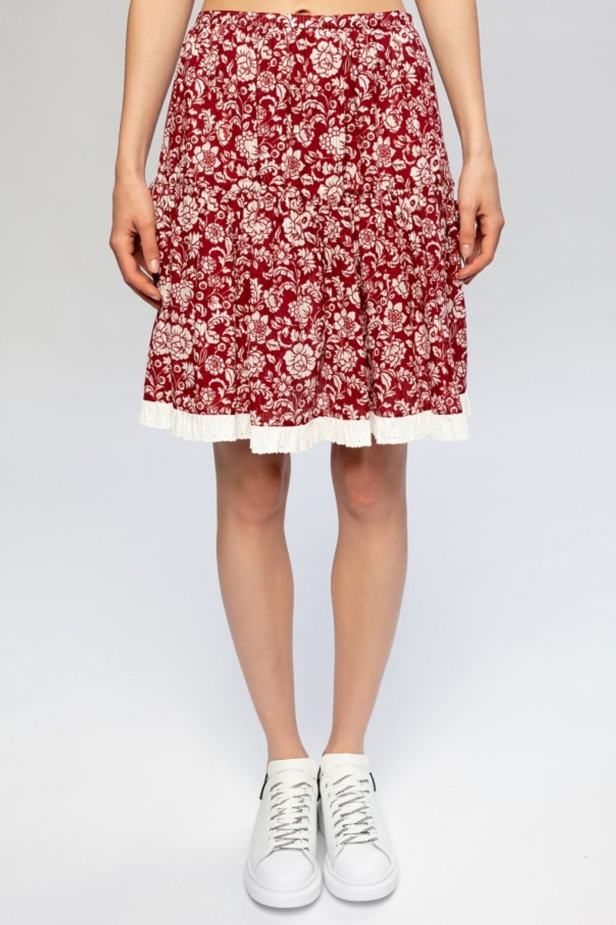 Red & White SKIRT - Red & White