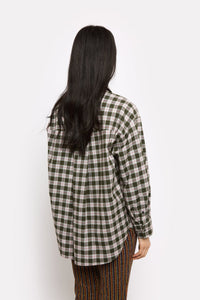 Chemise Again en coton - Charbon