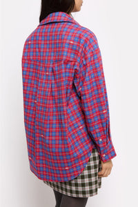 Chemise Again en coton - Rouge