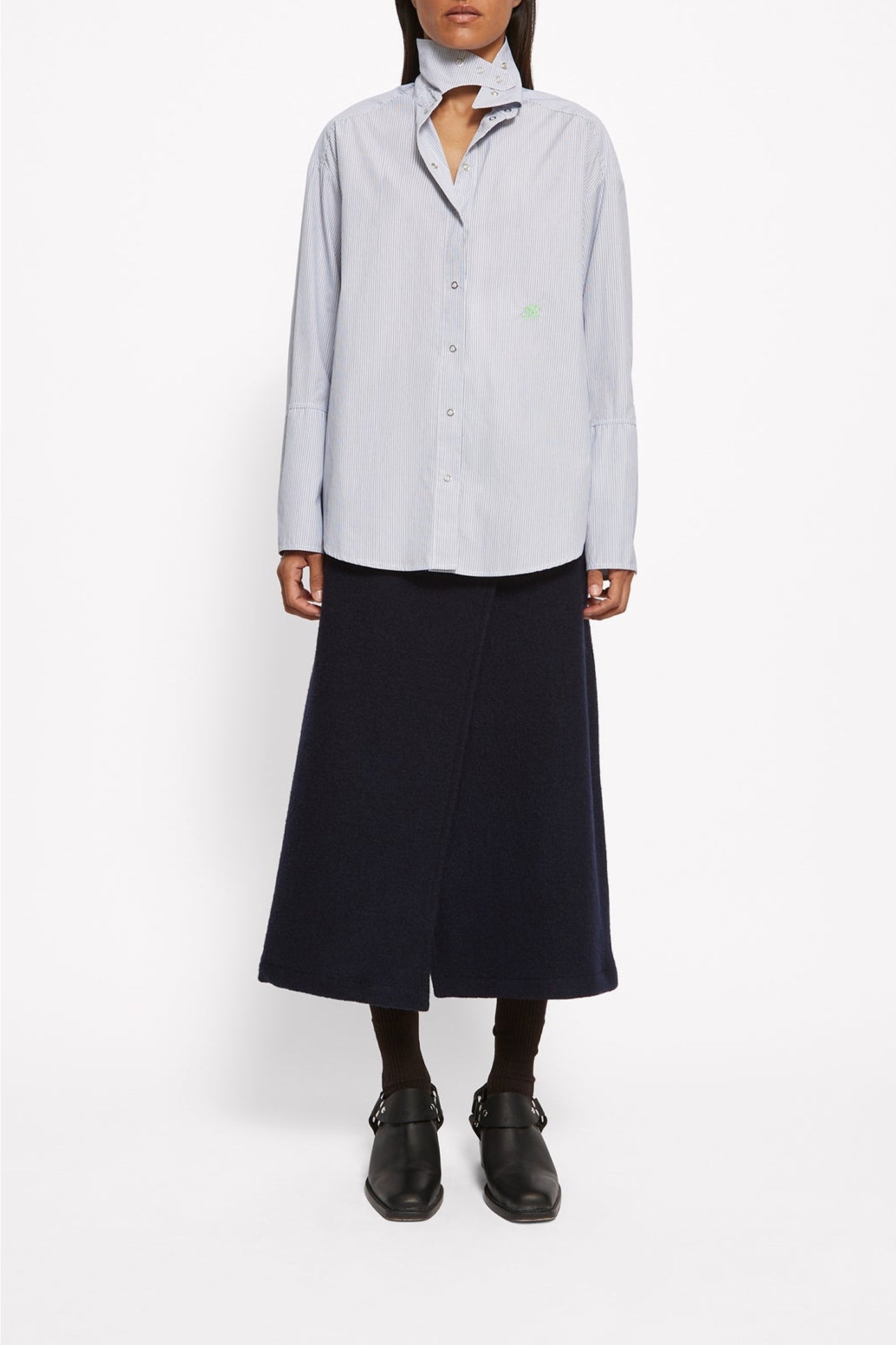 Chemise Ally en coton - Bleu