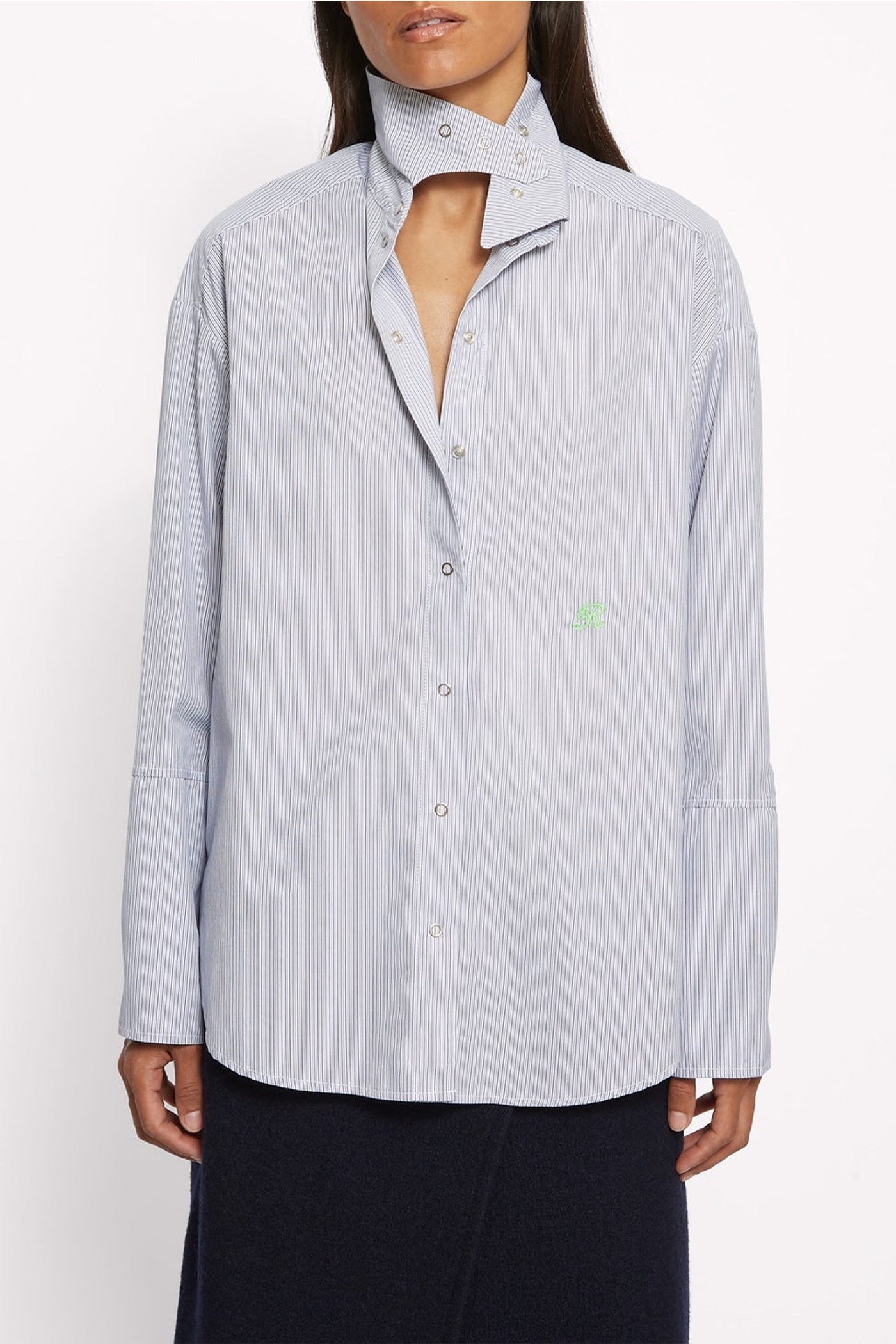 Chemise Ally en coton - Bleu