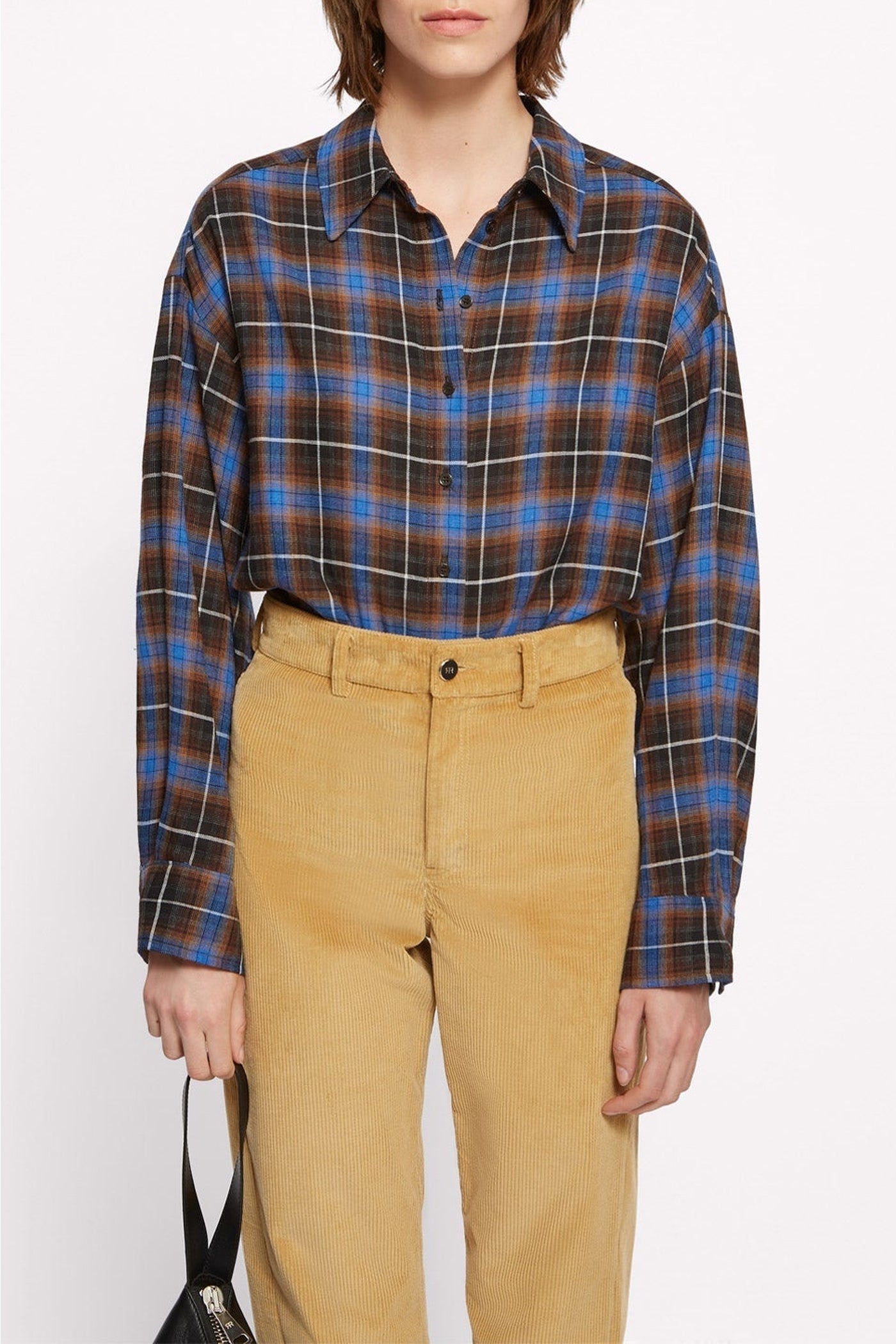 Chemise Bijou à carreaux - Bleu