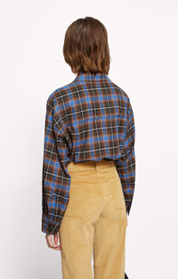 Chemise Bijou à carreaux - Bleu