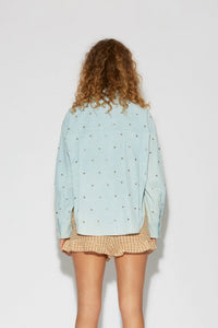 Chemise Bijou Punk - Ciel