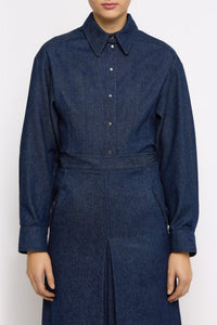 Chemise Idina en coton - Indigo
