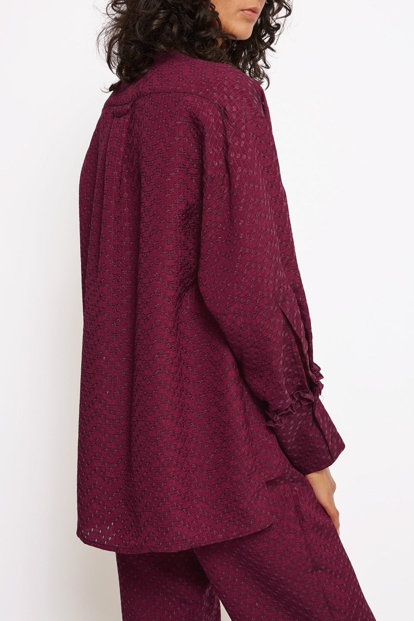 Chemise Potts droite - Bordeaux