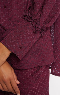 Chemise Potts droite - Bordeaux