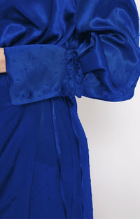 Chemise Potts col mao - Blue