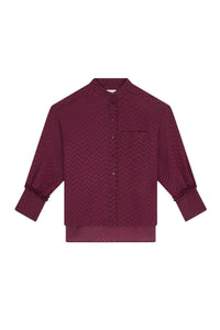 Chemise Potts droite - Bordeaux