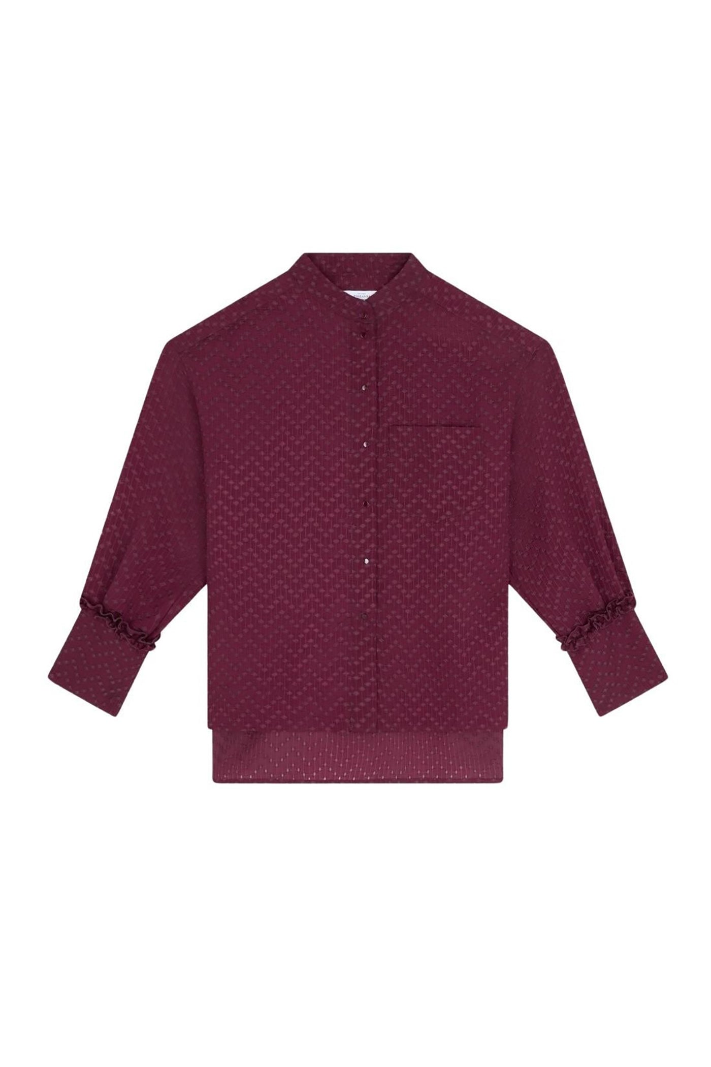 Chemise Potts droite - Bordeaux
