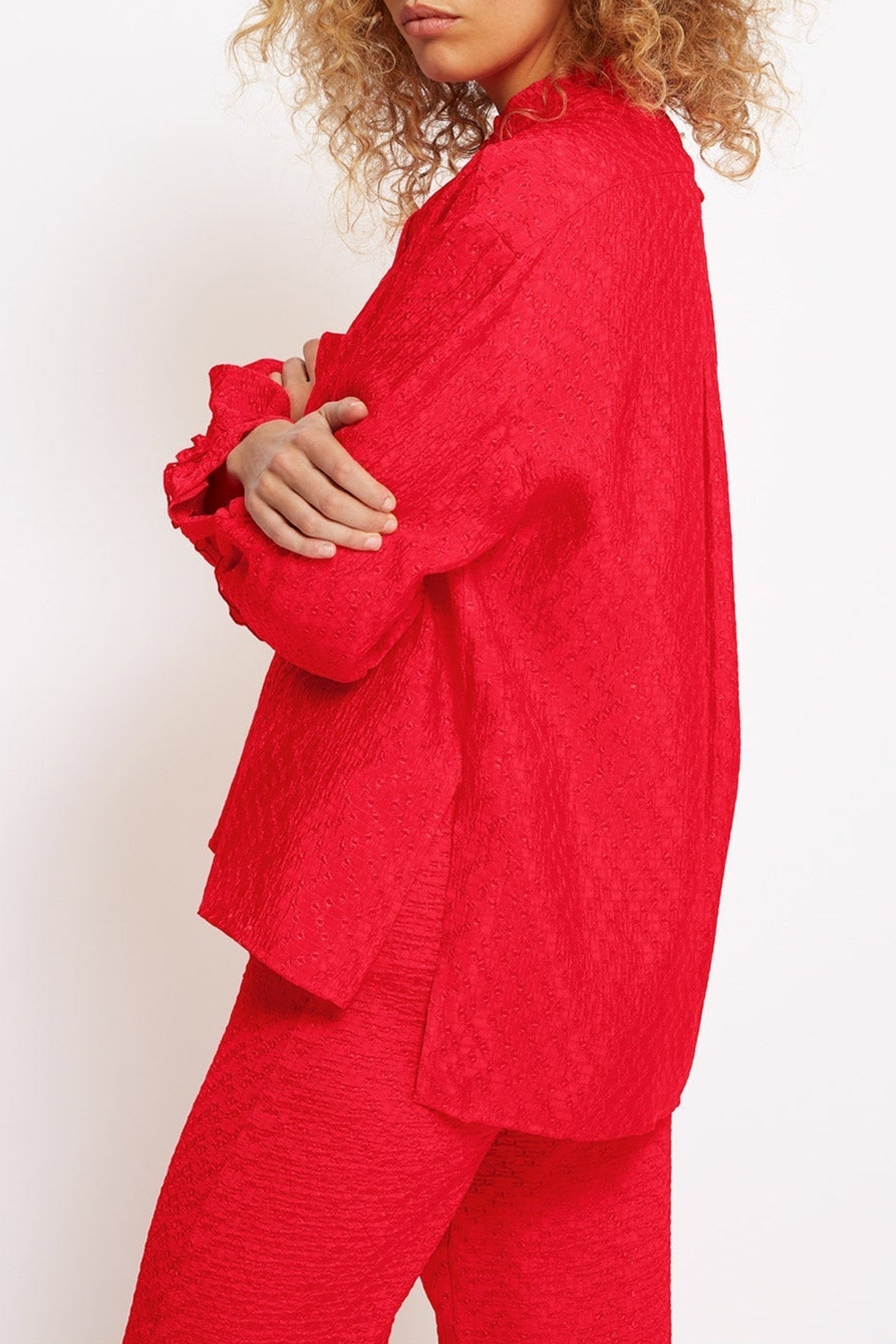 Chemise Potts droite - Rouge