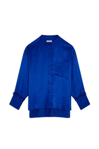 Chemise Potts col mao - Blue