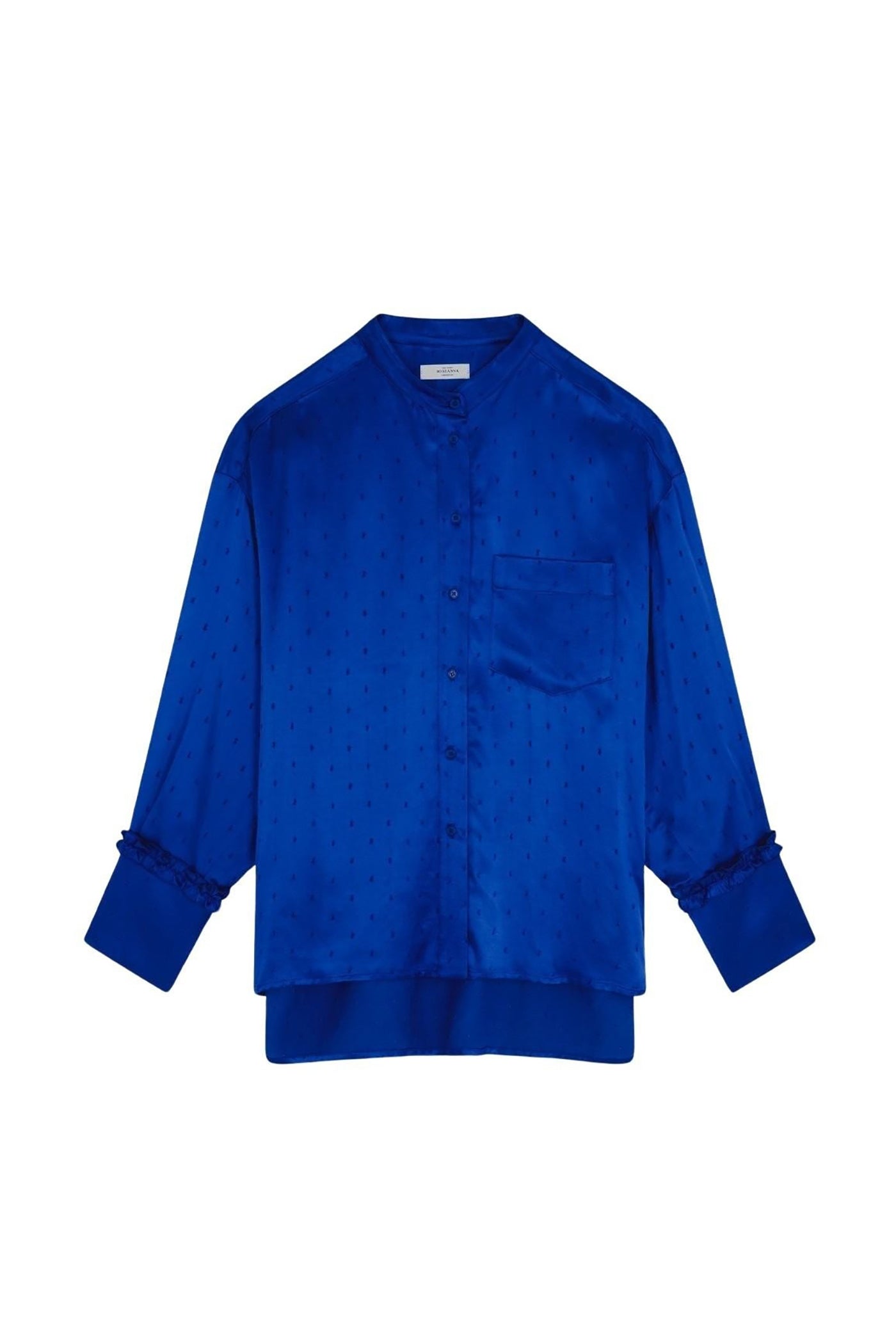 Chemise Potts col mao - Blue